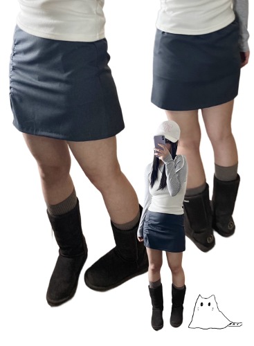 jris shirring silt mini skirt