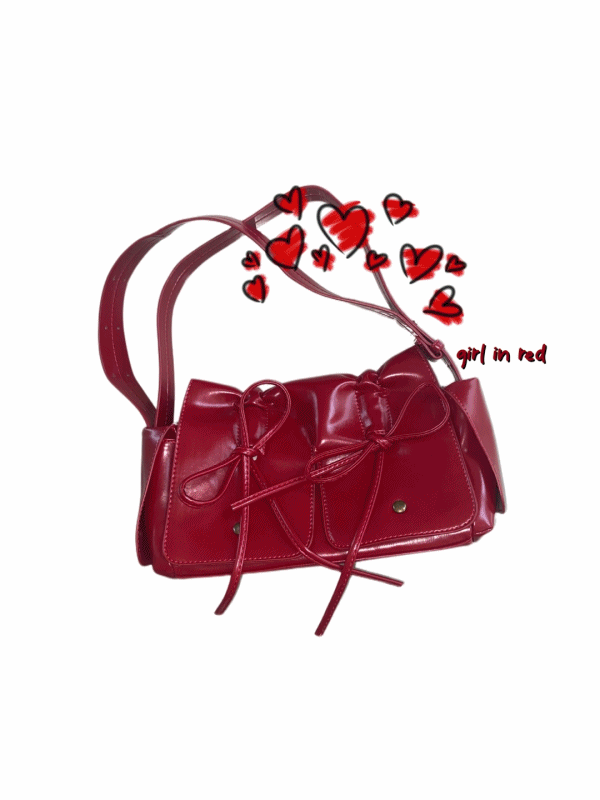kiss leather mini bag